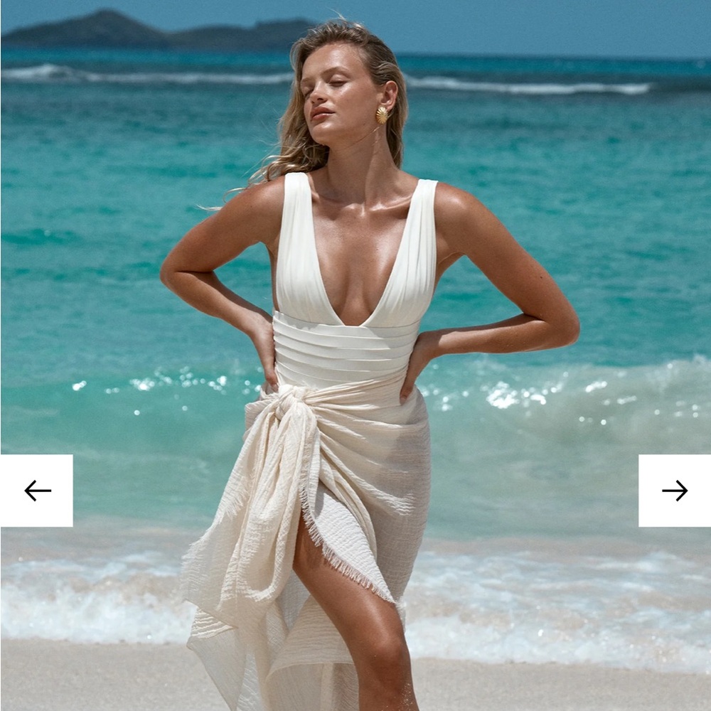 Monday Swimwear Florence One Piece in Ivory | Medium